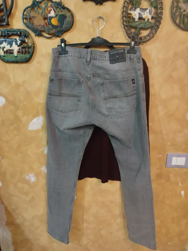 Jeans Stretch Slim Complices T 40 Grigio