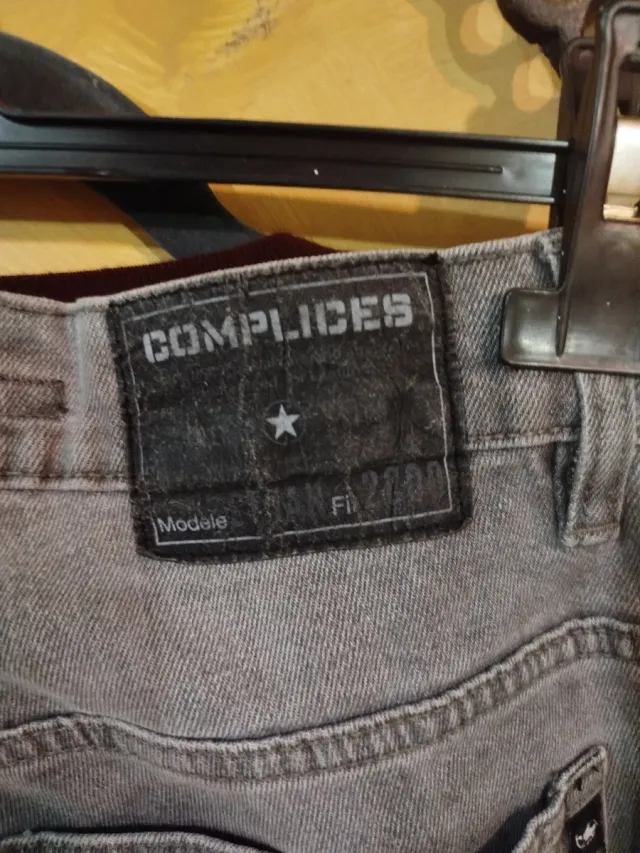 Jeans Stretch Slim Complices T 40 Grigio