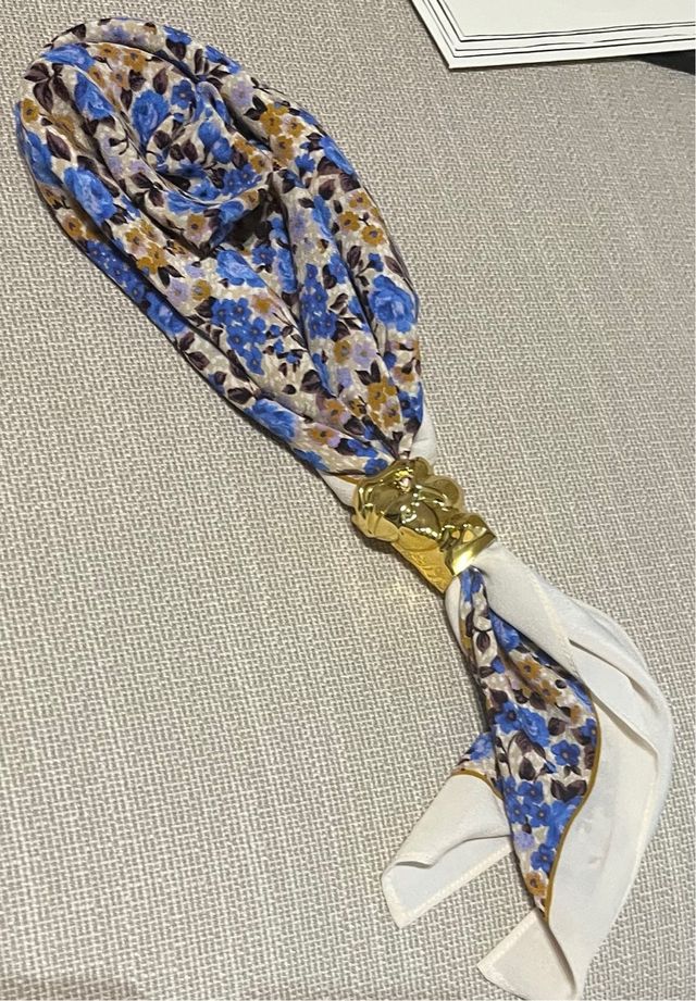 Aro para pañuelos Sisley dorado