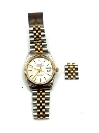 Rolex Datejust Oro y Plata