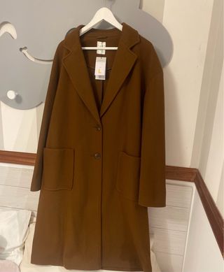 Abrigo marrón oversize sin estrenar Talla L