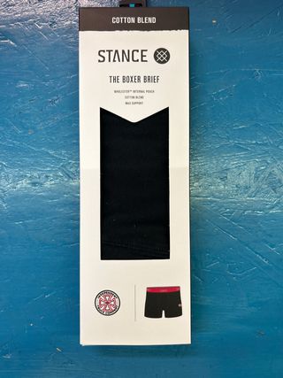 Boxer Stance Cotton Blend Nero Rosso