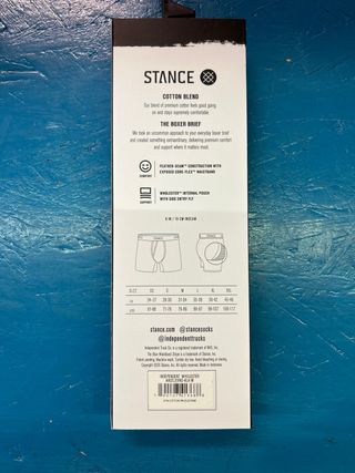 Boxer Stance Cotton Blend Nero Rosso