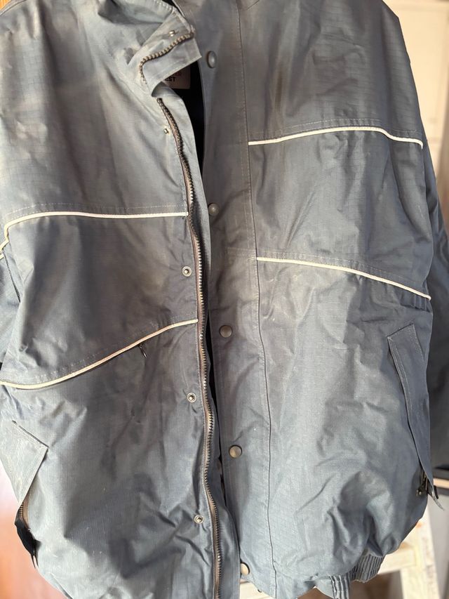 Chaqueta de trabajo gris hombre