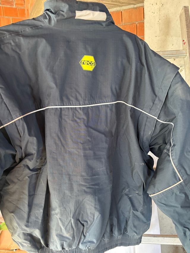 Chaqueta de trabajo gris hombre