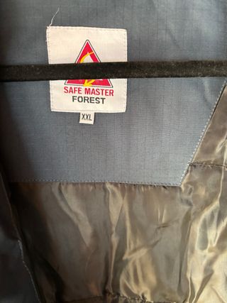 Chaqueta de trabajo gris hombre