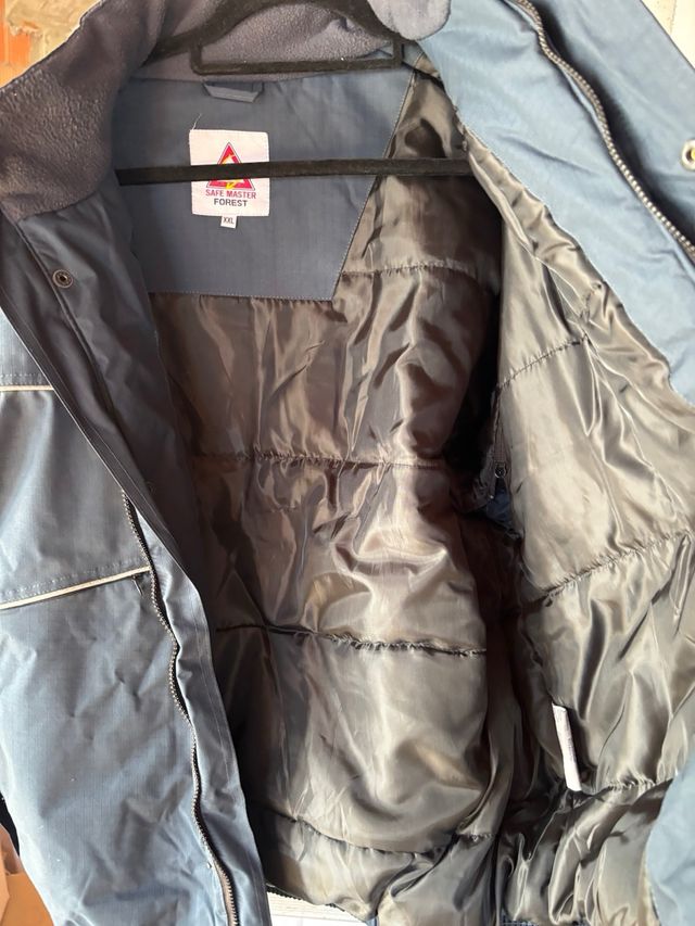 Chaqueta de trabajo gris hombre