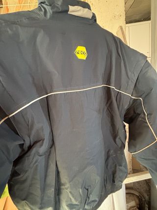 Chaqueta de trabajo gris hombre