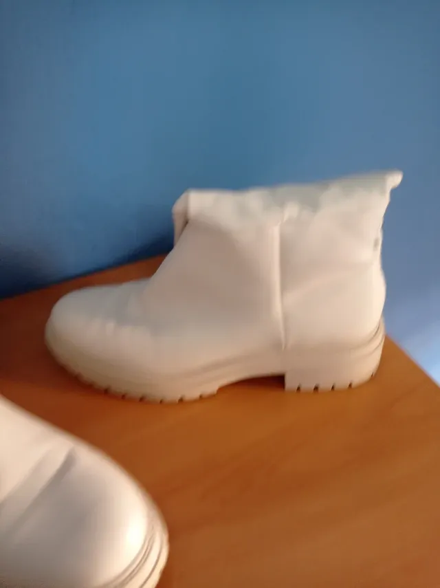 Botas altas blancas Talla 40