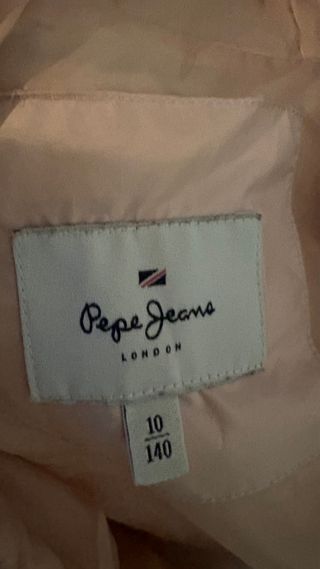 Chaqueta de plumas rosa 10/140 Pepe Gens