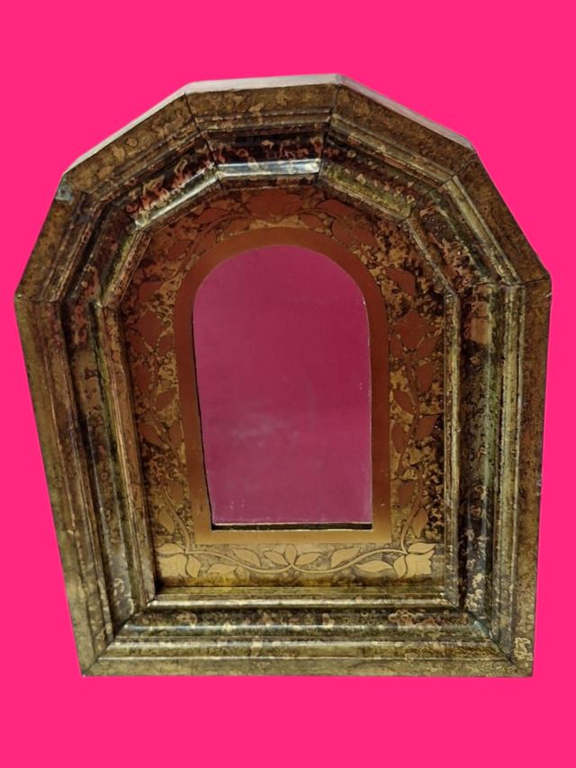 JUEGO DE 3 ESPEJOS PUERTAS ARABES MARCO DORADO