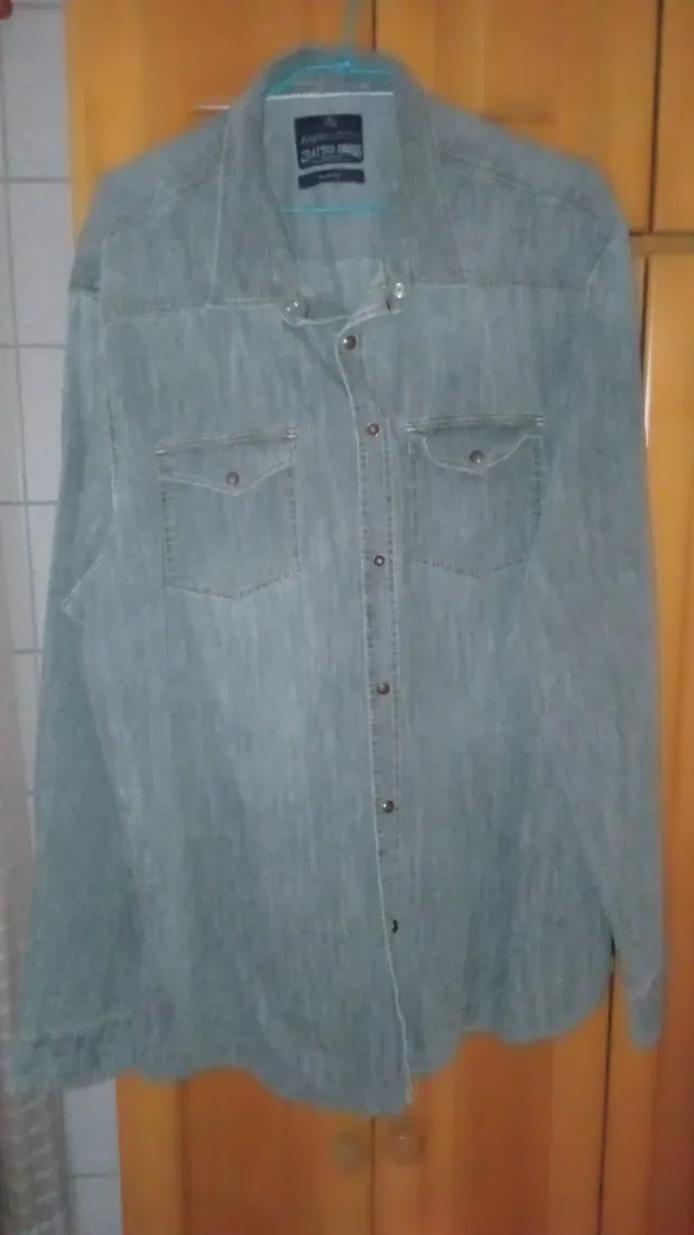 Camisa vaquera azul