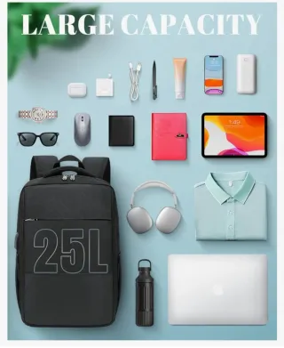 Mochila Portátil Negra