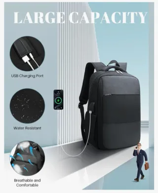 Mochila Portátil Negra