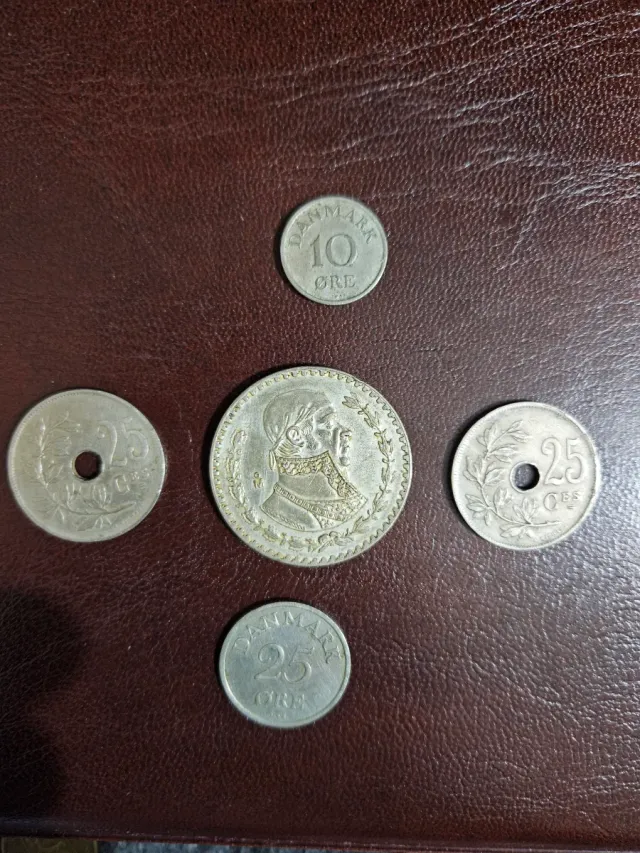 Lote de 5 monete antiche