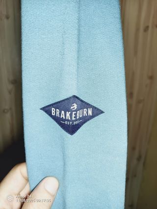 Brakeburn Sudadera Media Cremallera Azul