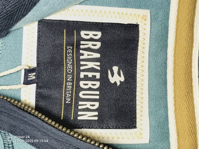 Brakeburn Sudadera Media Cremallera Azul