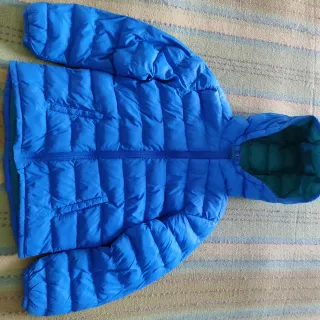 Chaqueta acolchada NIÑO azul/verde Es talla 5-6