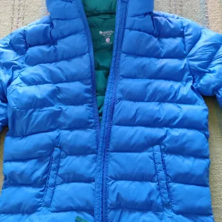 Chaqueta acolchada NIÑO azul/verde Es talla 5-6