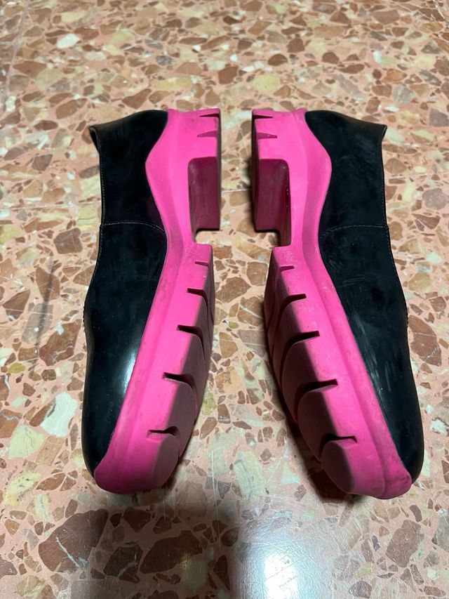 Camper Mujer Negro y Rosa