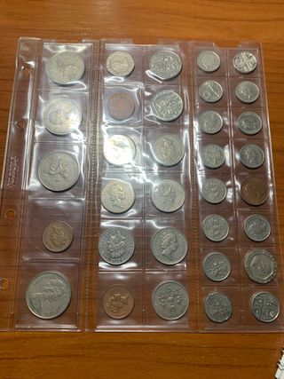 Collezione di 50 monete inglesi LB
