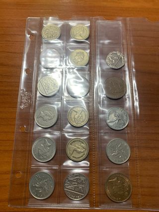 Collezione di 50 monete inglesi LB