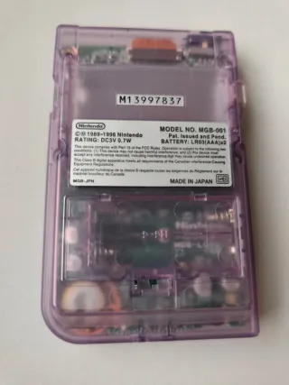 Consola Game Boy Pocket Morada Original