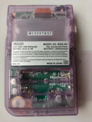Consola Game Boy Pocket Morada Original
