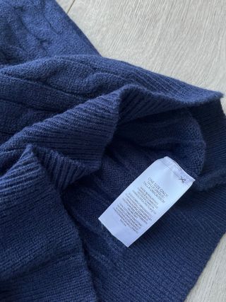 Jersey Polo Ralph Lauren Azul Marino Trenzado