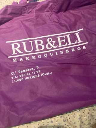 Bolso de piel Ubrique cebra azul y negro