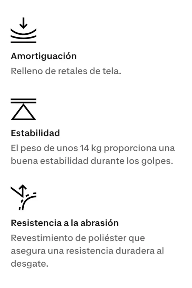 Saco de boxeo rojo OUTSHOCK