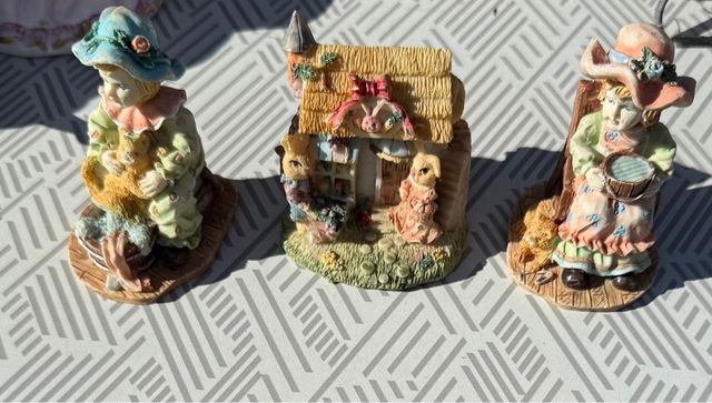 Figuras decorativas de porcelana