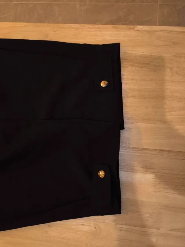 Pantalón Zara Carrot Pinzas ZW Collection Negro