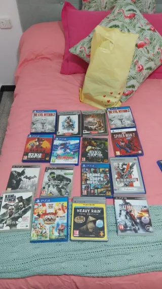 Lote Juegos PS2, PS3, PS4 y PS5
