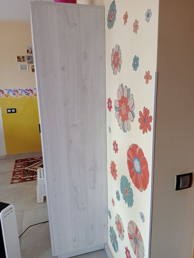 Armario melamina efecto madera