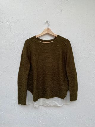 Jersey Sfera Apertura Trasera Verde Caqui