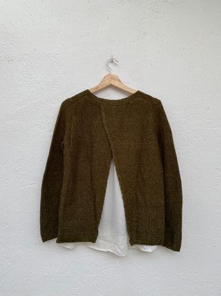 Jersey Sfera Apertura Trasera Verde Caqui