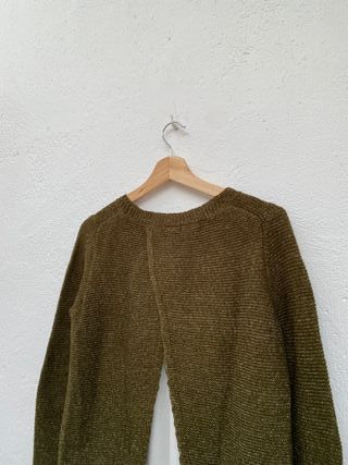 Jersey Sfera Apertura Trasera Verde Caqui