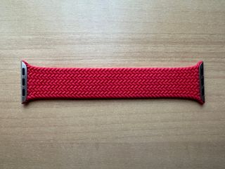 Apple Watch 41mm. Product Red Braided Solo Loop 3