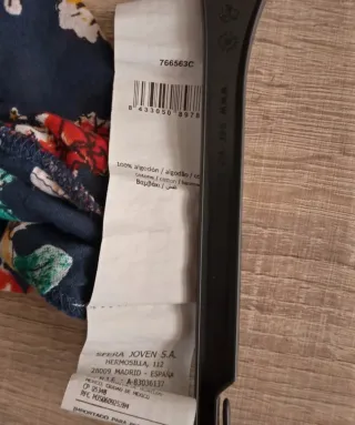 (M) Blusa floral manga larga de Sfera