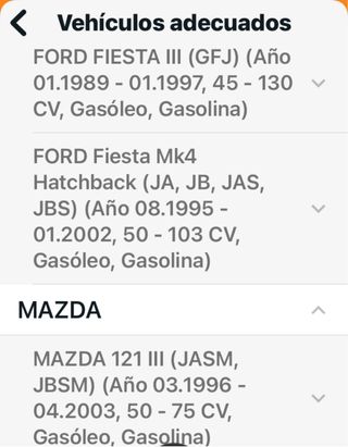 Amortiguadores Maletero