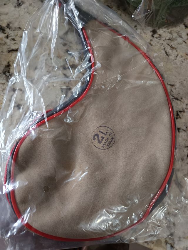 Bota Vino Curva 2L Beige/Rojo