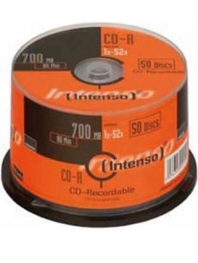 Pack 100 CD-R Intenso 700MB 52x