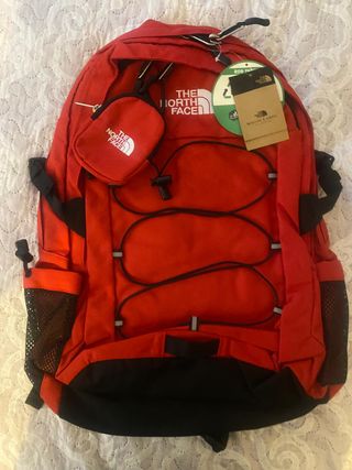 Mochila The North Face Roja y Negra