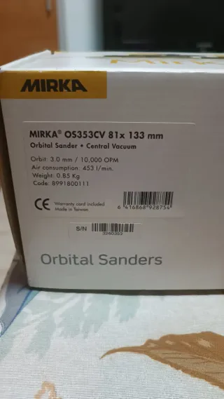 Lijadora Mirka OS353CV 81x133mm