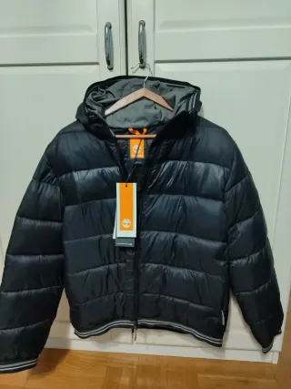 Nueva Chaqueta Timberland Negra Talla L