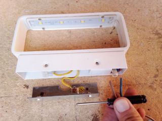 Applique led stile moderno bianca