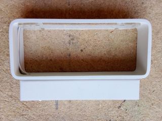 Applique led stile moderno bianca