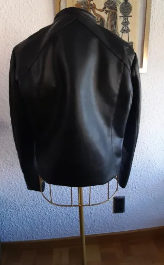 Cazadora motera negra Talla 42