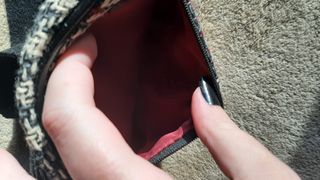 Riñonera Misako estampado pata de gallo